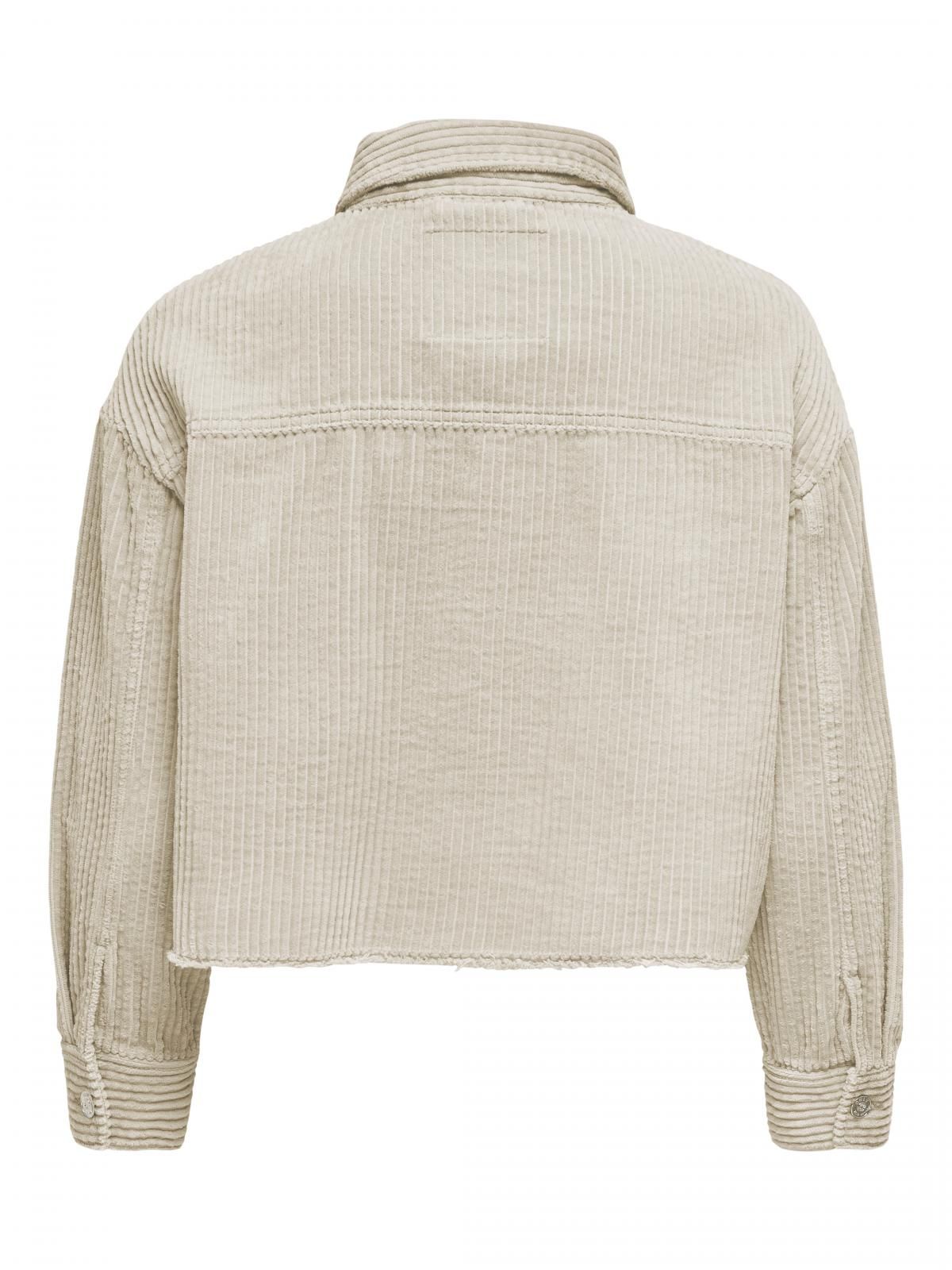 온리 크롭 트렌디 하이넥 버튼 숏 재킷 15222456_115 BEIGE / PUMICE STONE - 상세 이미지 5
