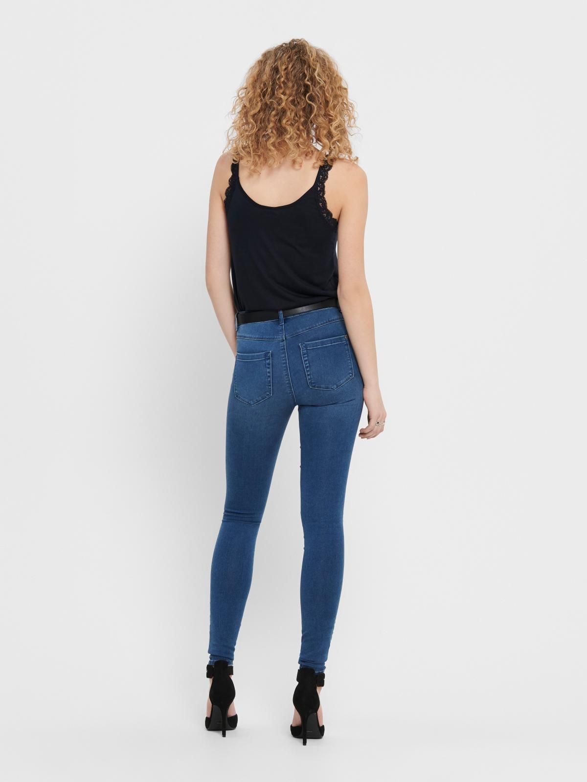 온리 하이웨이스트 스키니핏 중청 데님 청바지 15097919_2115 - 상세 이미지 2