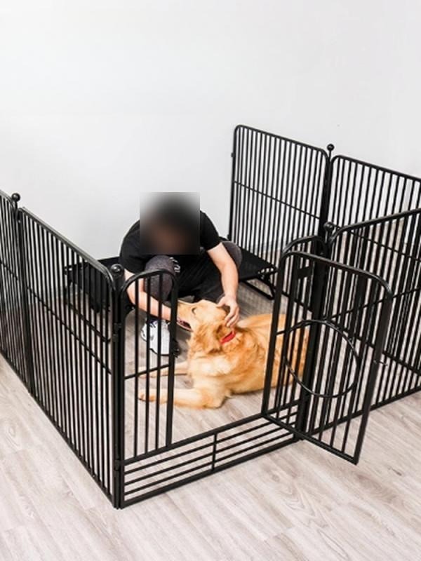 강아지 야외강아지펜스 철제케이지 반려동물 강아지철망펜스 안전 - 상세 이미지 4