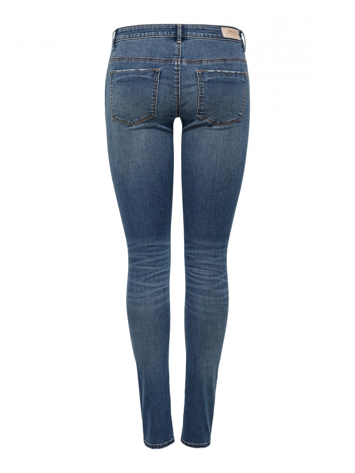 온리 데님 슈퍼로우웨이스트 스키니핏 청바지 15185981_2114 BLUE / DARK BLUE DENIM - 상세 이미지 4