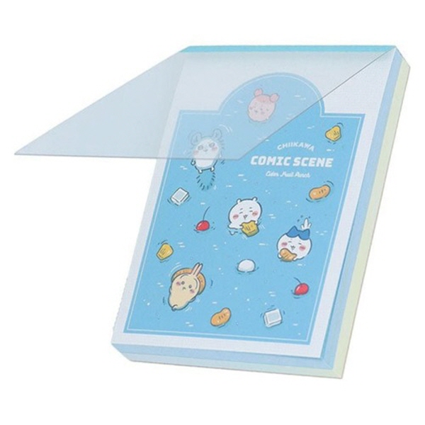 치이카와 농담곰 미니메모지 100매 과일 캐릭터문구 귀여운노트 다꾸용 데스크메모패드 - 상품 이미지