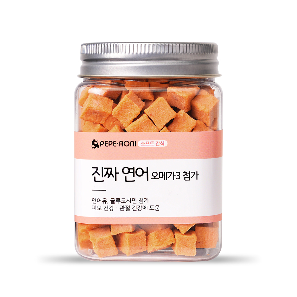 페페로니펫 진짜시리즈 강아지간식 7종 연어, 180g, 1개 제품 이미지