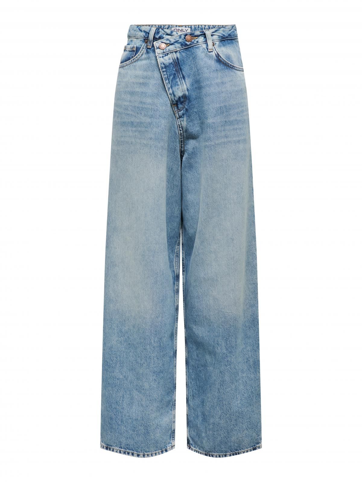 온리 데님 미드웨이스트 와이드핏 청바지 15325749_2115 BLUE / MEDIUM BLUE DENIM - 상세 이미지 3