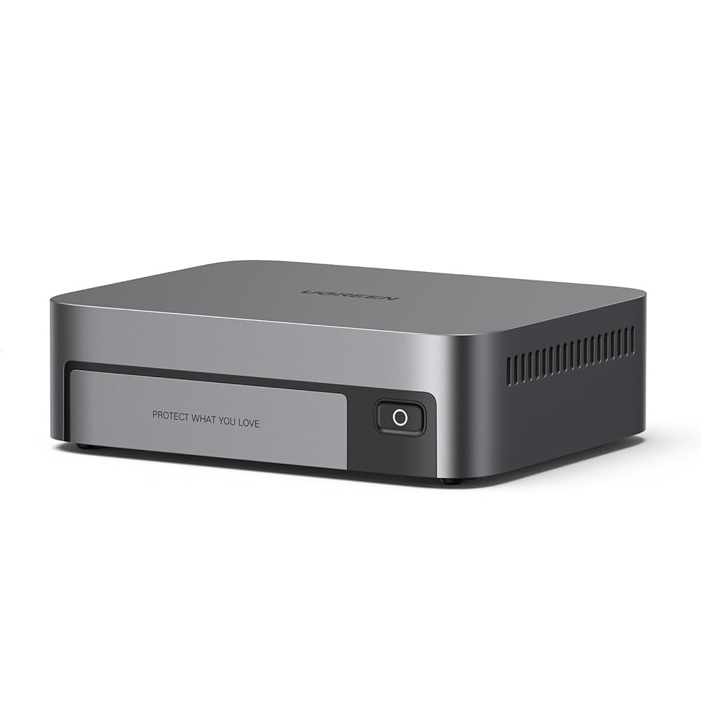 UGREEN NASync DXP480T 플러스 4베이 올플래시 SSD NAS, 인텔 i5 1235u 10코어 CPU, 8GB DDR5 RAM, 128G SSD, 10GbE 포트, - 상품 이미지