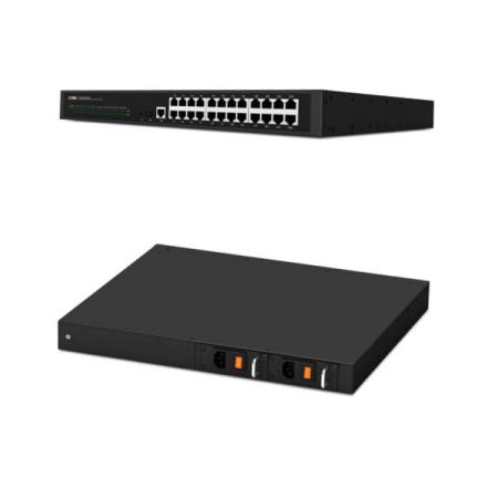 아이피타임공유기 기가랜 24포트 유선 공유기 듀얼파워 T24000NS DDR3