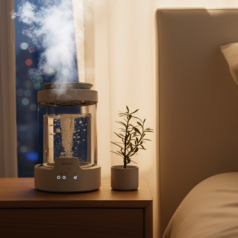 아이리버 가열식 가습기 물멍 스테인리스 급속가열 3L 신생아 아기 대용량 올스텐 JS03A