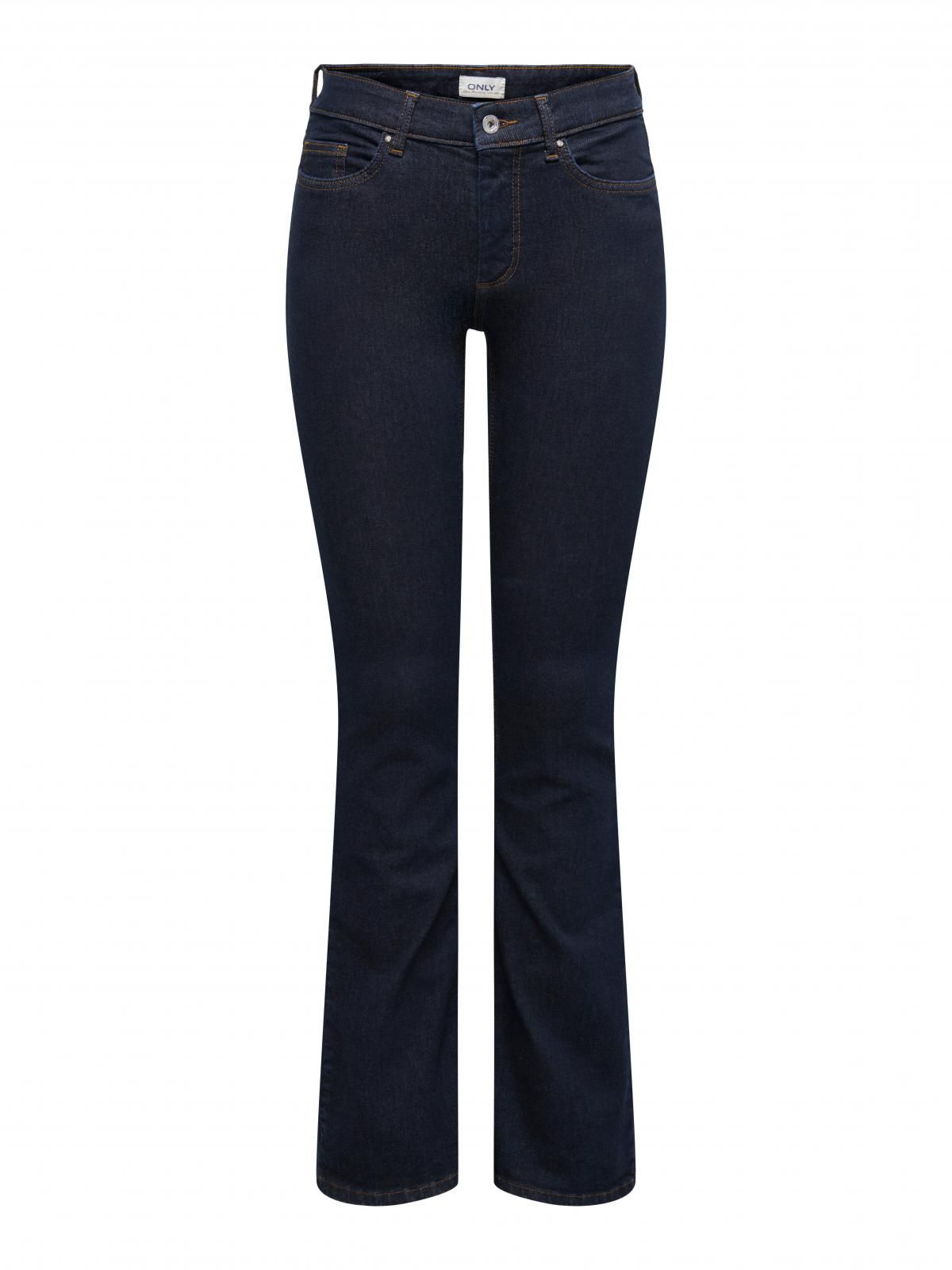 온리 데님 미드웨이스트 플레어핏 청바지 15366665_2114_1249211 BLUE / DARK BLUE DENIM - 상세 이미지 3