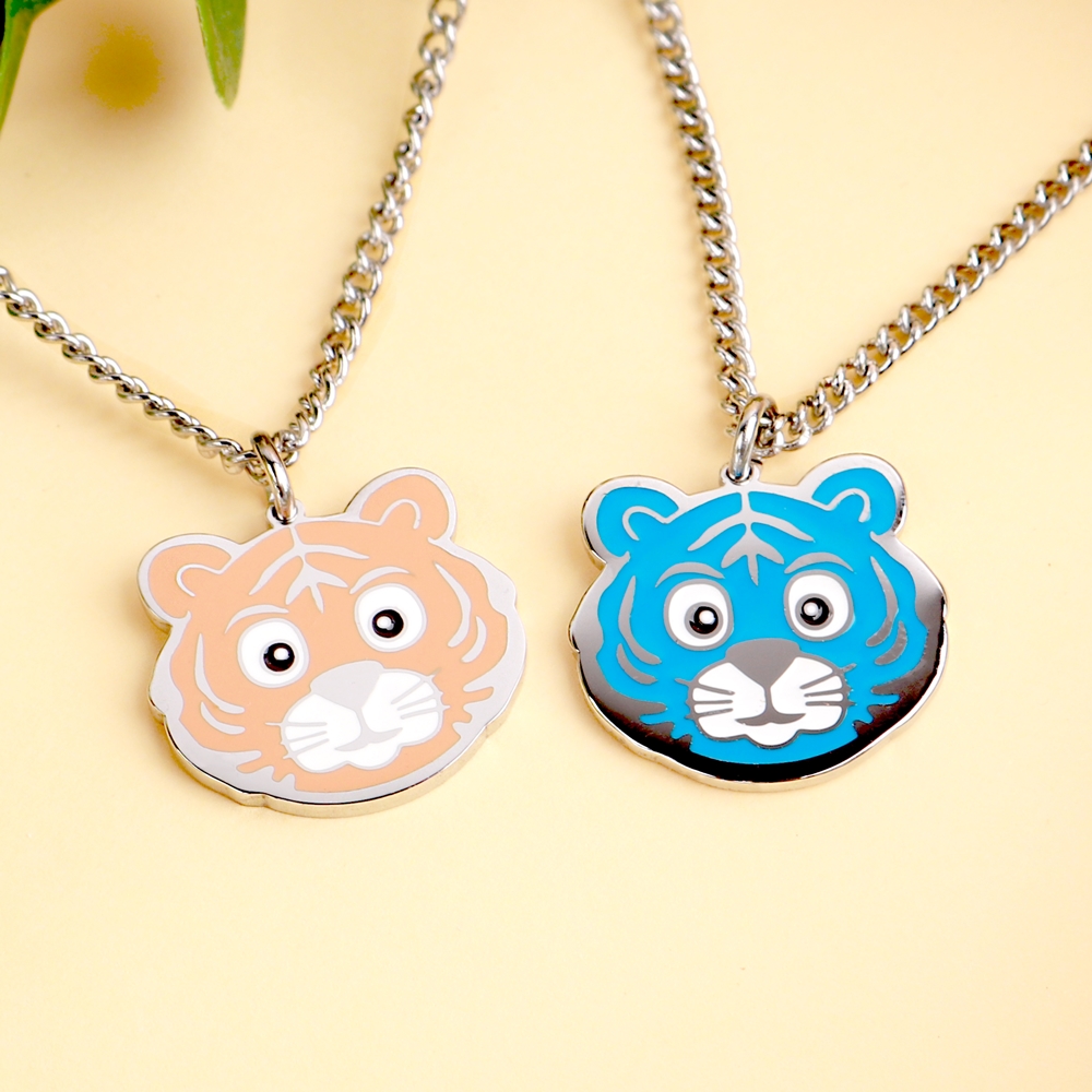 랭이 미아방지 목걸이 써지컬 호랑이 아기 유아 아동 어린이