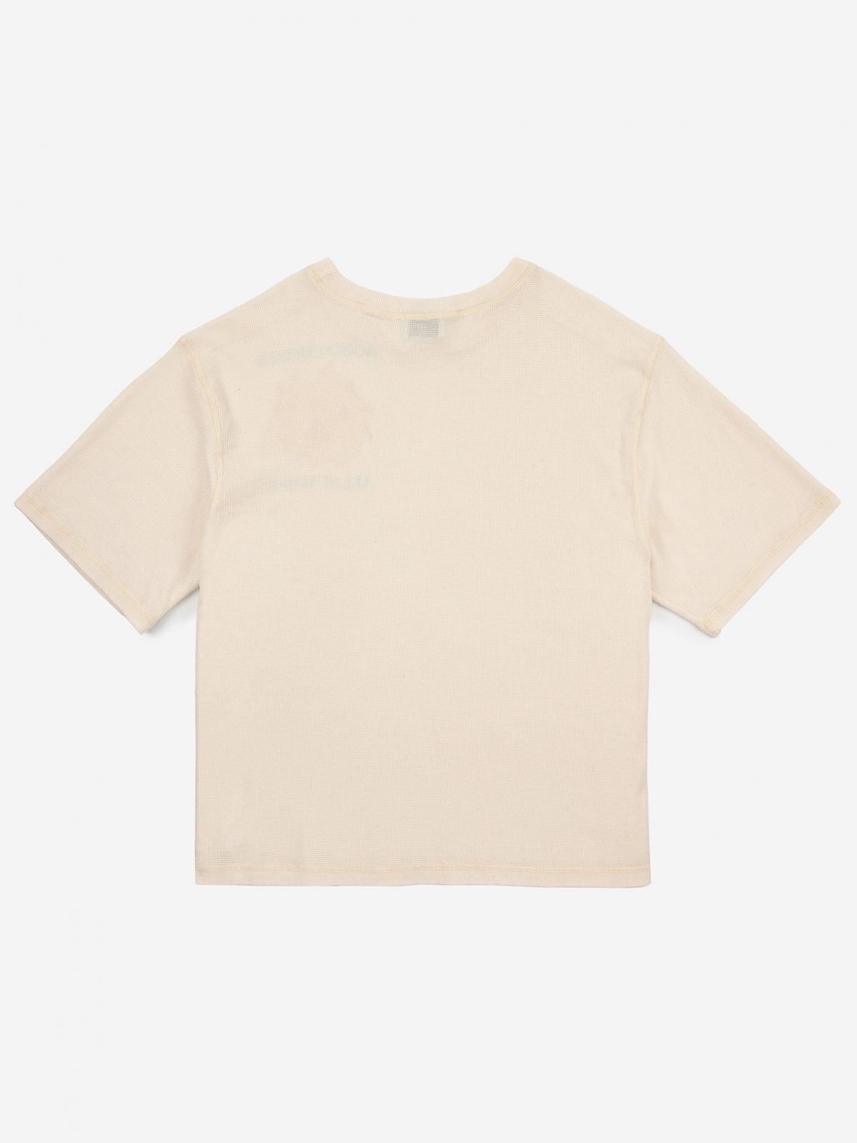 보보쇼즈 오가닉 박시핏 반팔 티셔츠 오프화이트 123BD003 ONE COLOR - 상세 이미지 3