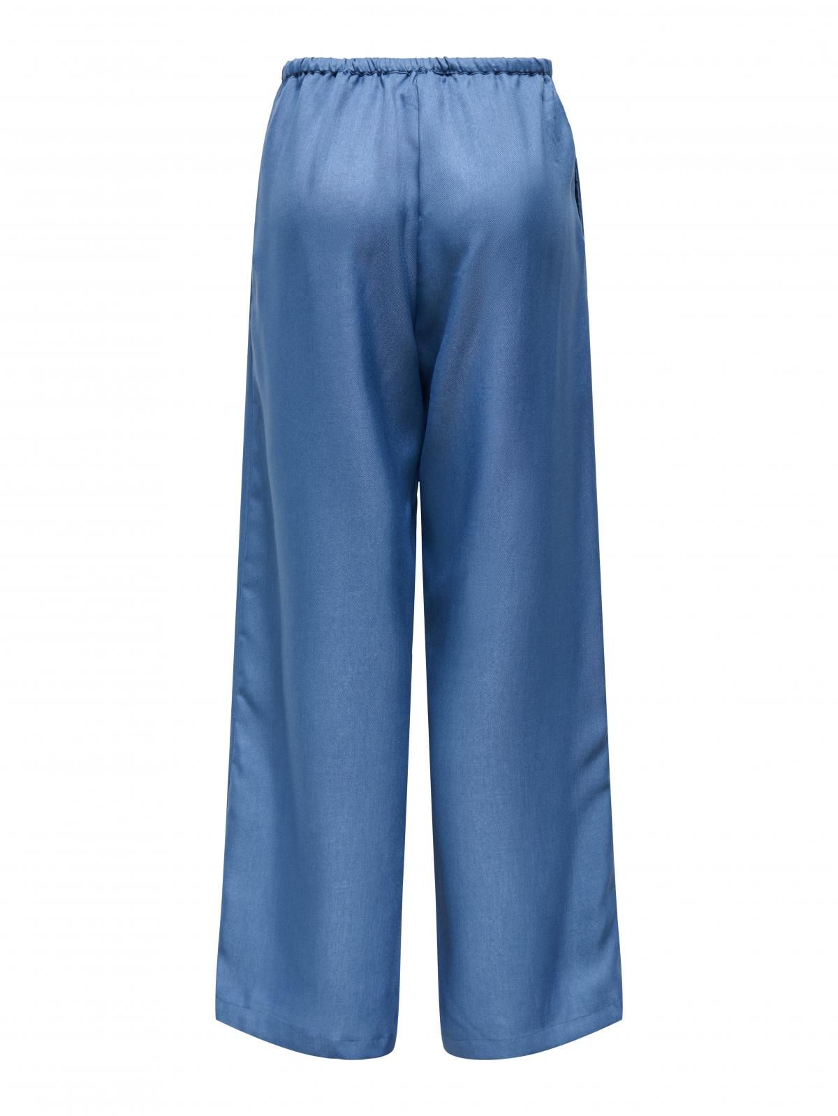 온리 와이드핏 테크니컬 슬랙스 팬츠 벨트 15344162_1259_1171773 BLUE / TRUE NAVY - 상세 이미지 4
