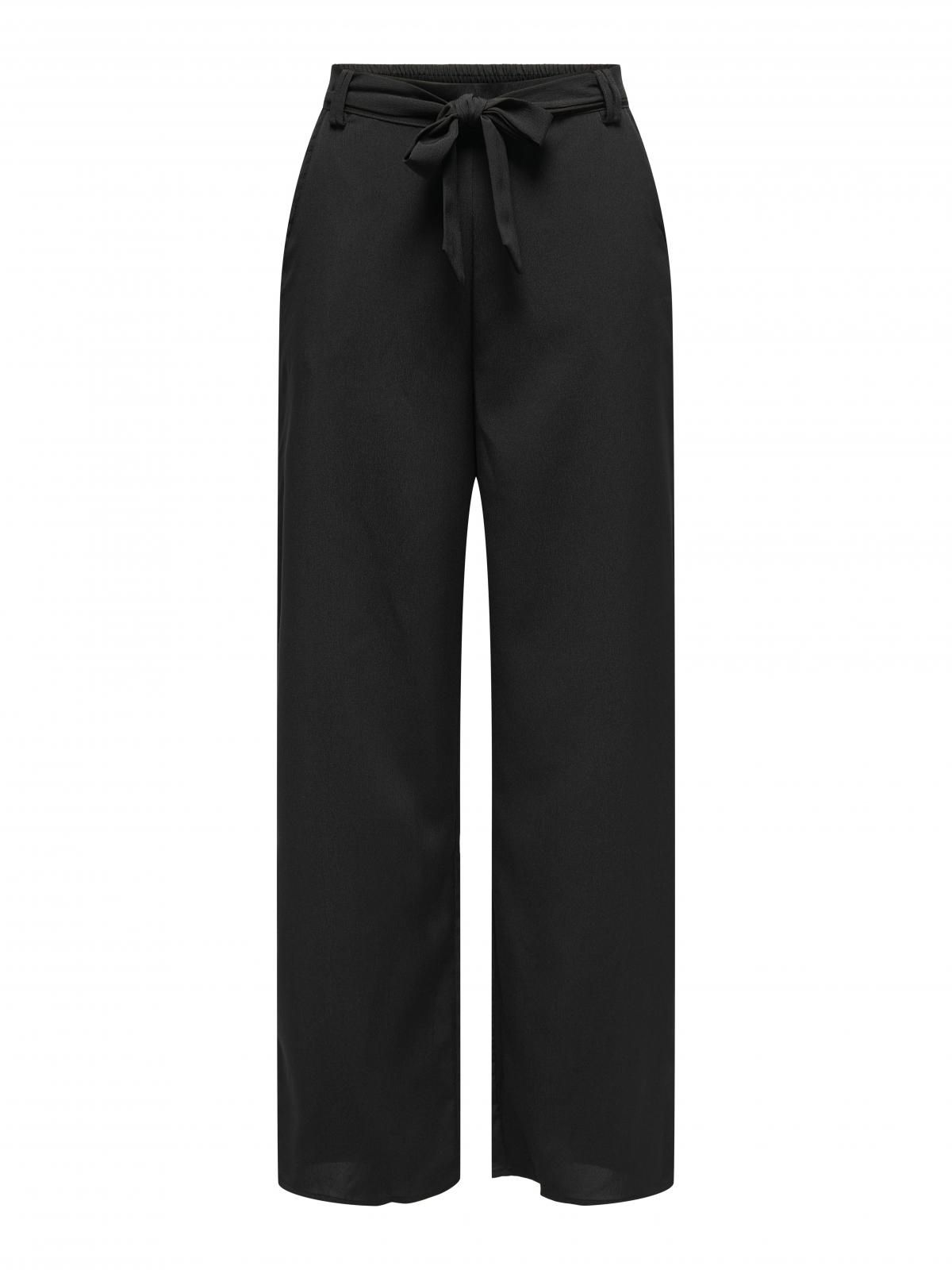 온리 테크니컬 와이드핏 블랙 팔라조 팬츠 15335560_2161 BLACK / BLACK - 상세 이미지 3