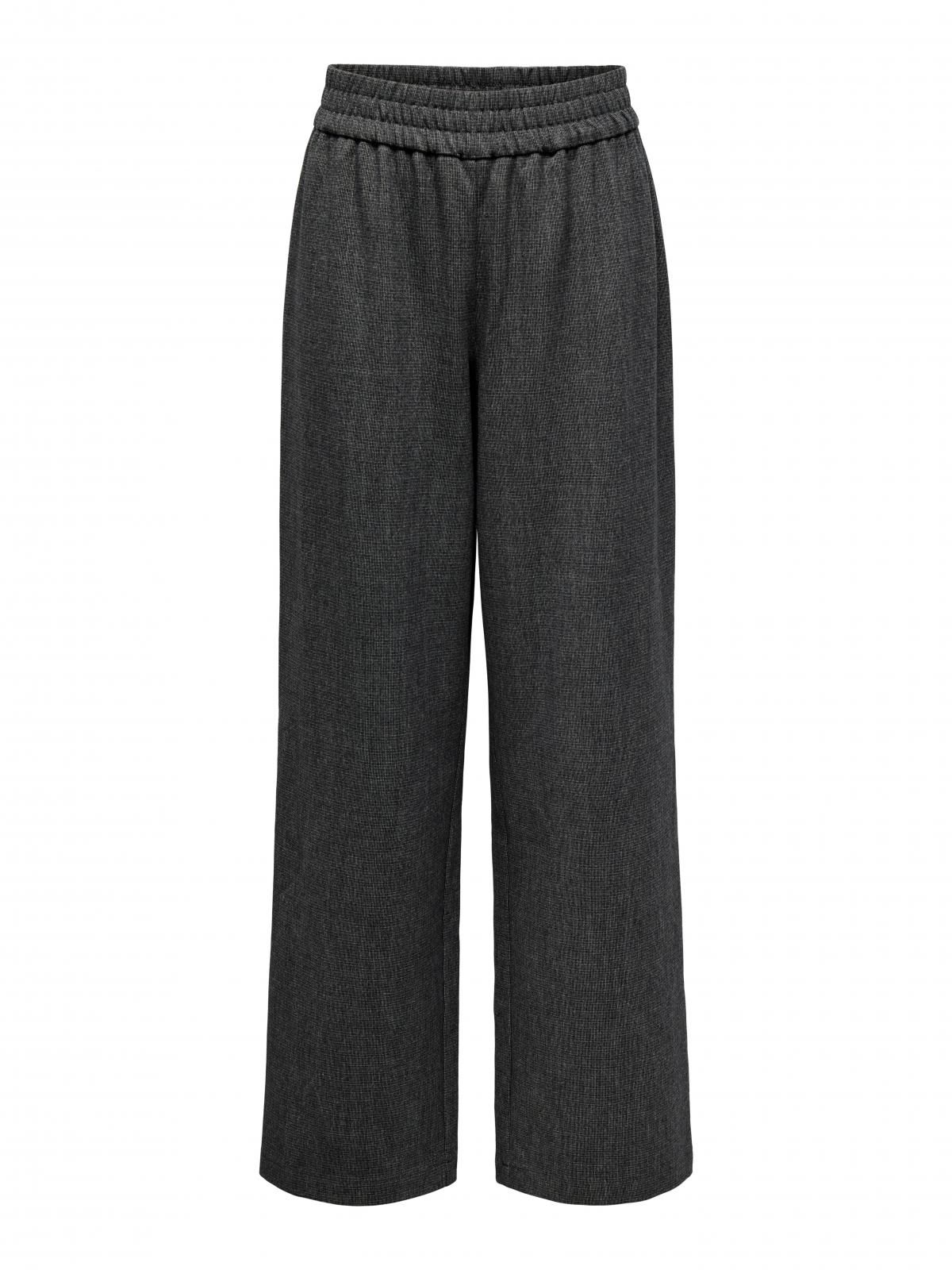 온리 테크니컬 미드웨이스트 와이드 팬츠 15324530_2383 GREY / DARK GREY MELANGE - 상세 이미지 3
