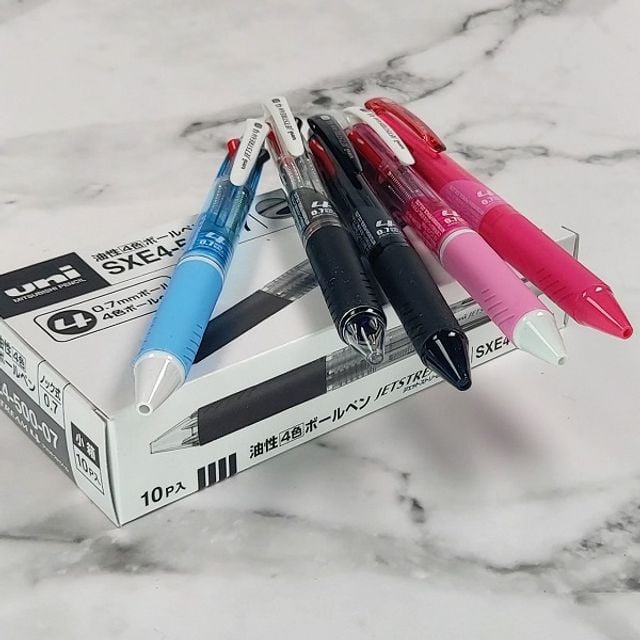 유니 제트스트림 4색 유성볼펜/멀티펜 4C 0.7mm 1다스 - 상품 이미지