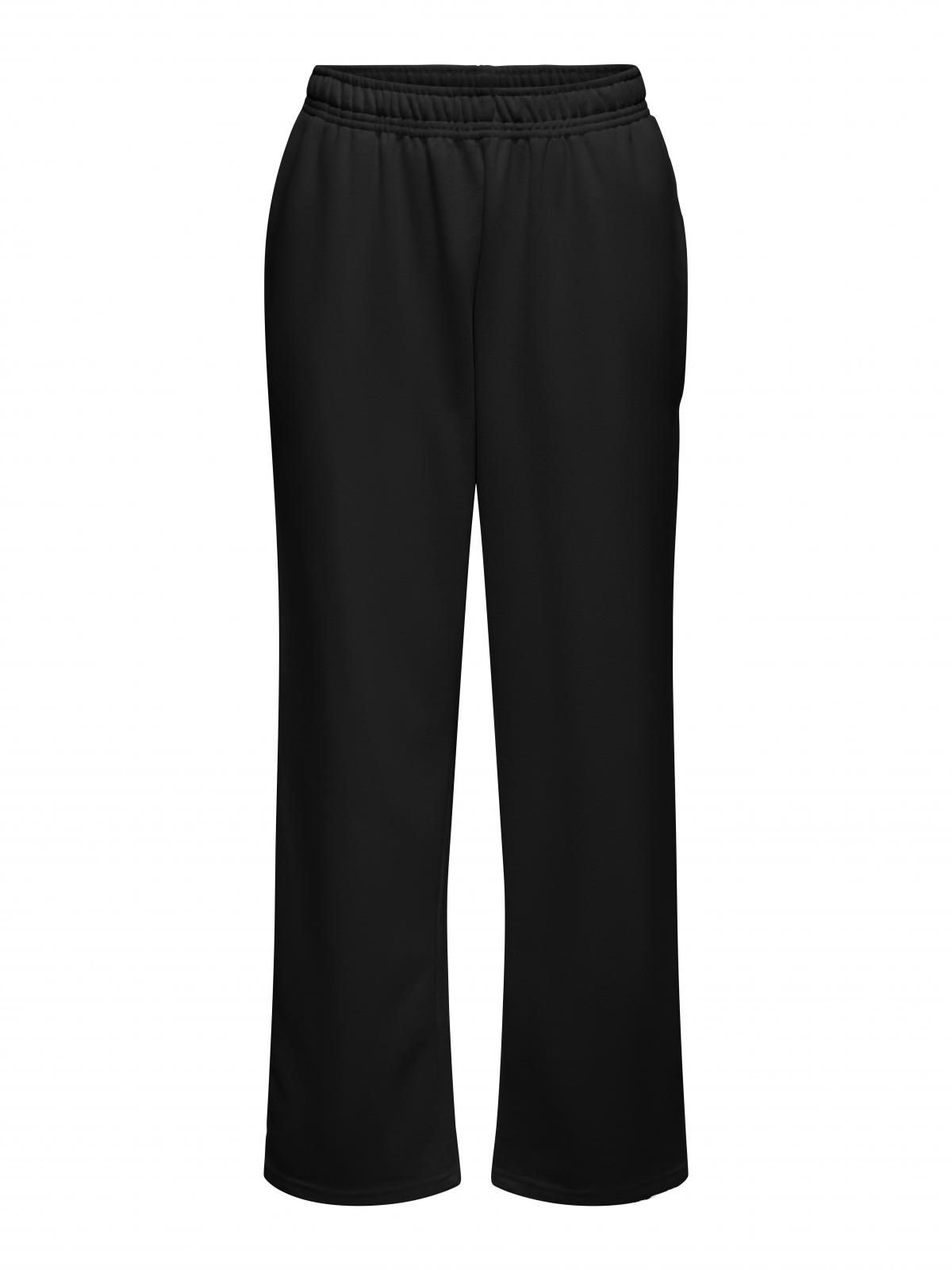 온리 컴포트 레귤러핏 플레어 테크니컬 스웻팬츠 15325981_2161 BLACK / BLACK - 상세 이미지 3