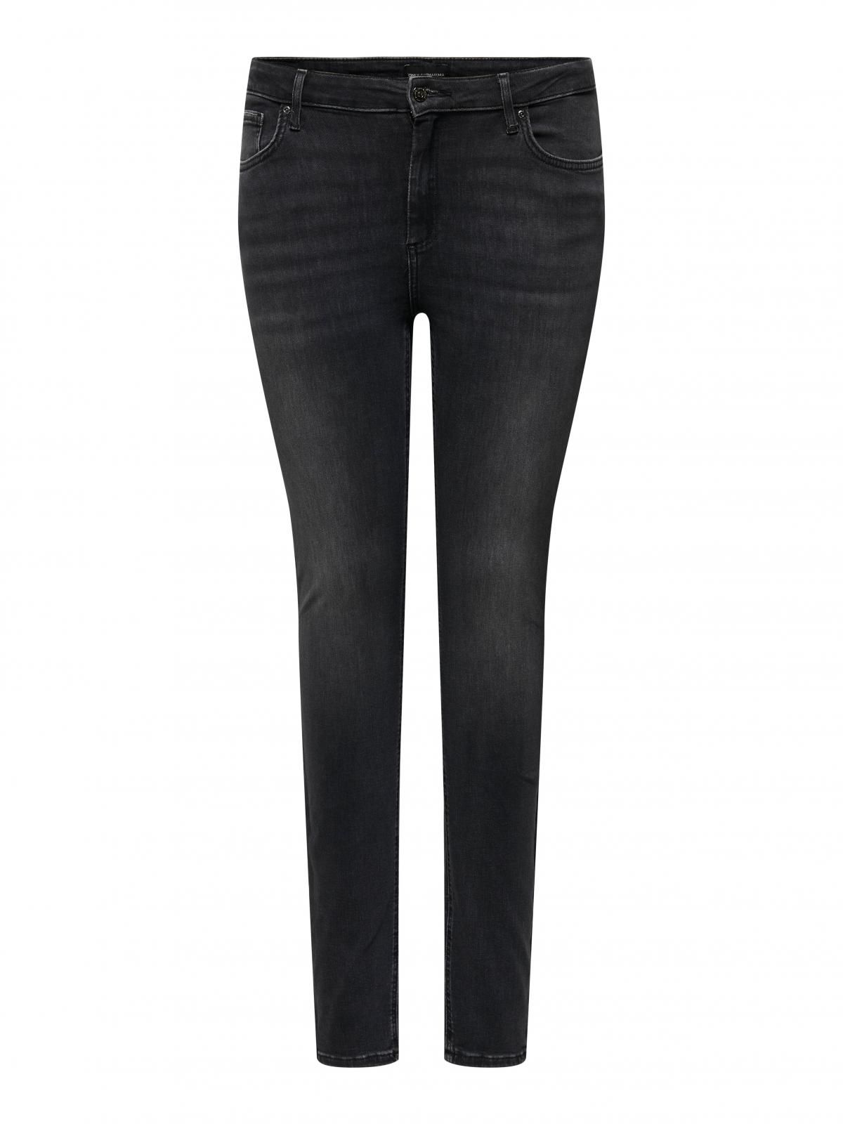온리 미드웨이스트 흑청 스키니핏 데님 팬츠 15326467_8183 BLACK / WASHED BLACK - 상세 이미지 3