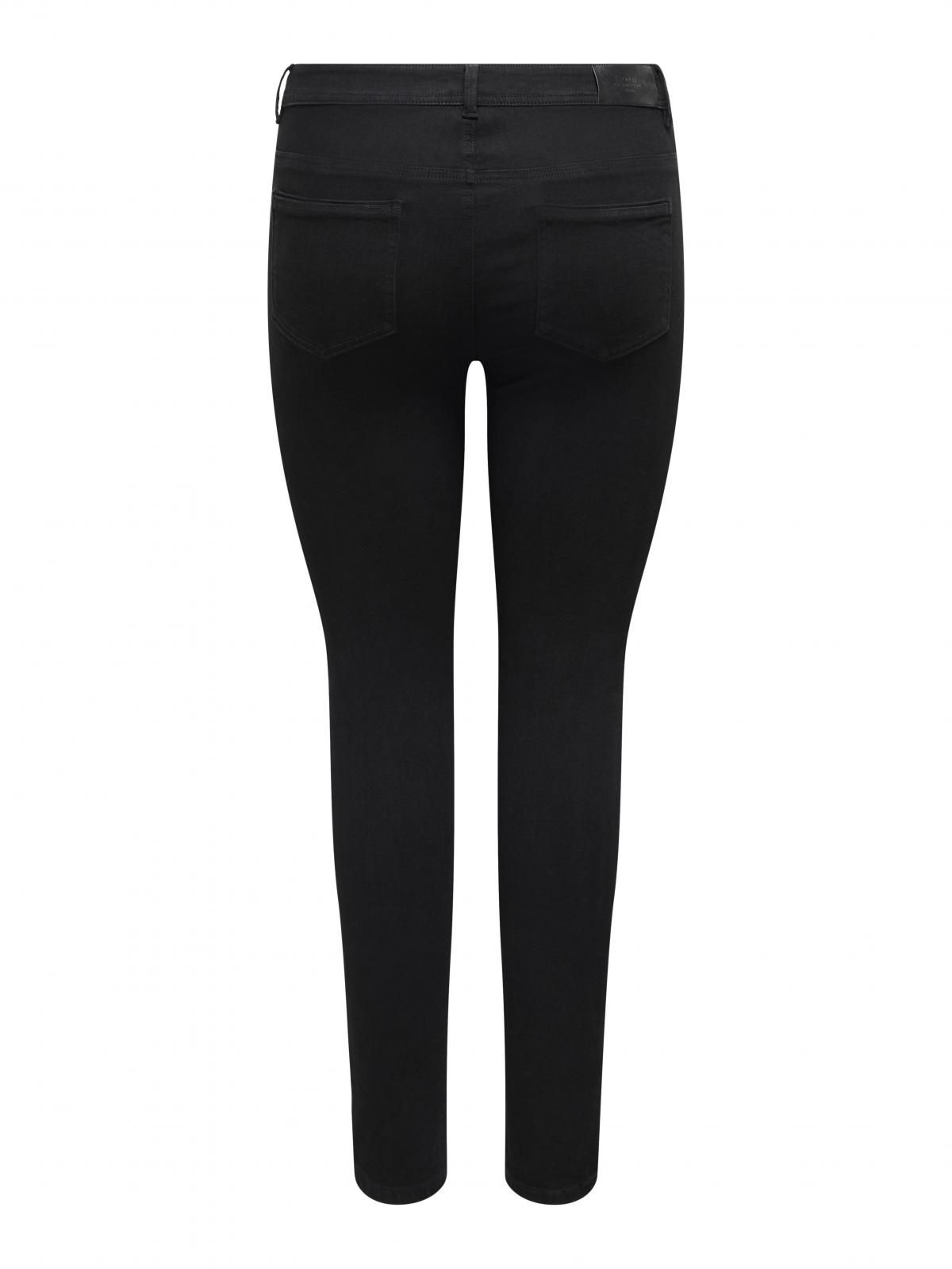 온리 빅사이즈 테크니컬 스키니핏 블랙 데님 진 15352625_2103 BLACK / BLACK DENIM - 상세 이미지 4