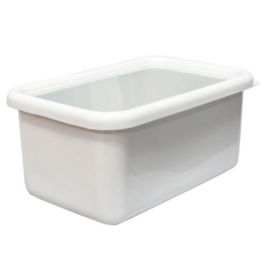 법랑 밀폐용기 반찬통 냉장고 용기 찬기 백색 700ml - 상품 이미지