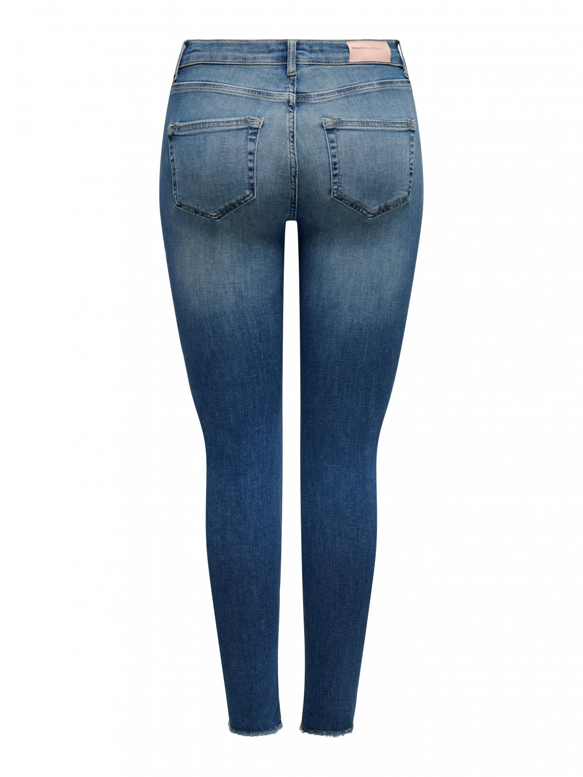 온리 테크니컬 미드웨이스트 스키니핏 진 15322565_7026 BLUE / SPECIAL BLUE GREY DENIM - 상세 이미지 4