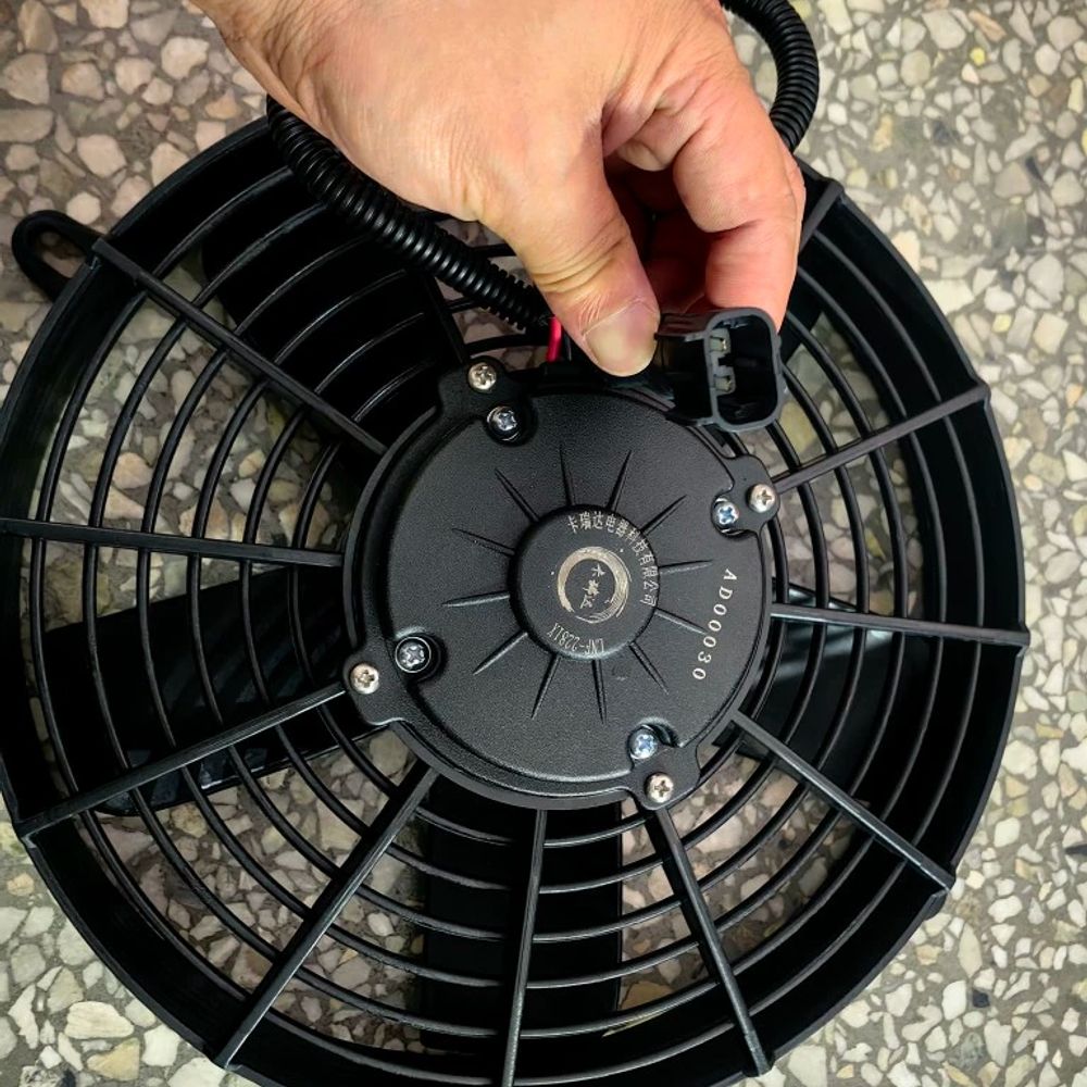 농기계 냉각팬 트럭 12V 24V 단독 직경 시멘트 중장비 쿨러 - 상세 이미지 4