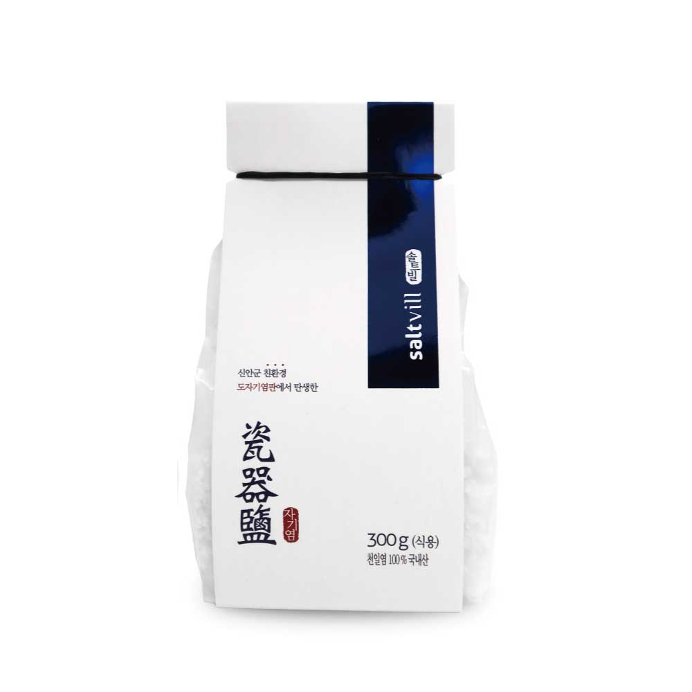 솔트빌 설해염 신안천일염 함초소금 히말라야솔트 친환경 염전 도자기염 눈꽃염 4종 선물세트 - 상세 이미지 5