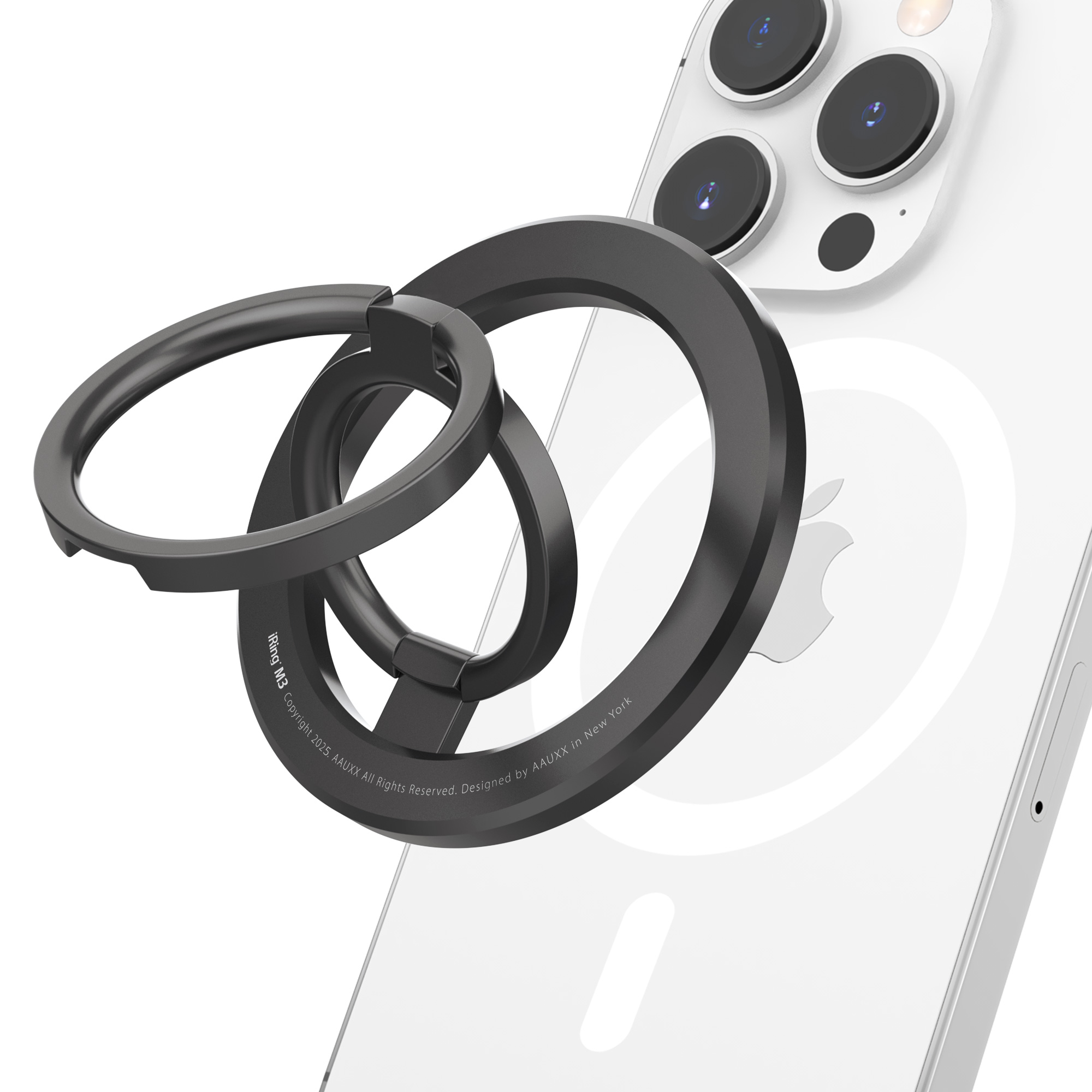 아이링 M3 맥세이프 그립톡 홀더 양면자석 핸드폰 거치대 휴대폰 핑거링 스탠드 제품 이미지