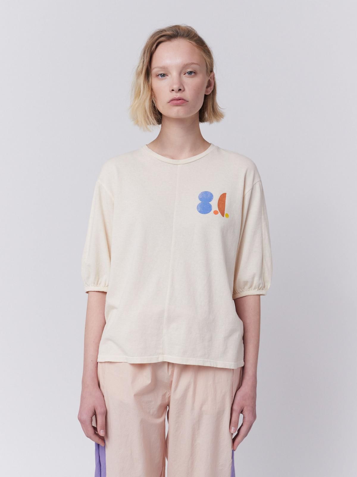 보보쇼즈 오가닉 루즈핏 화이트 크롭 티셔츠 123TD001 ONE COLOR - 상세 이미지 2