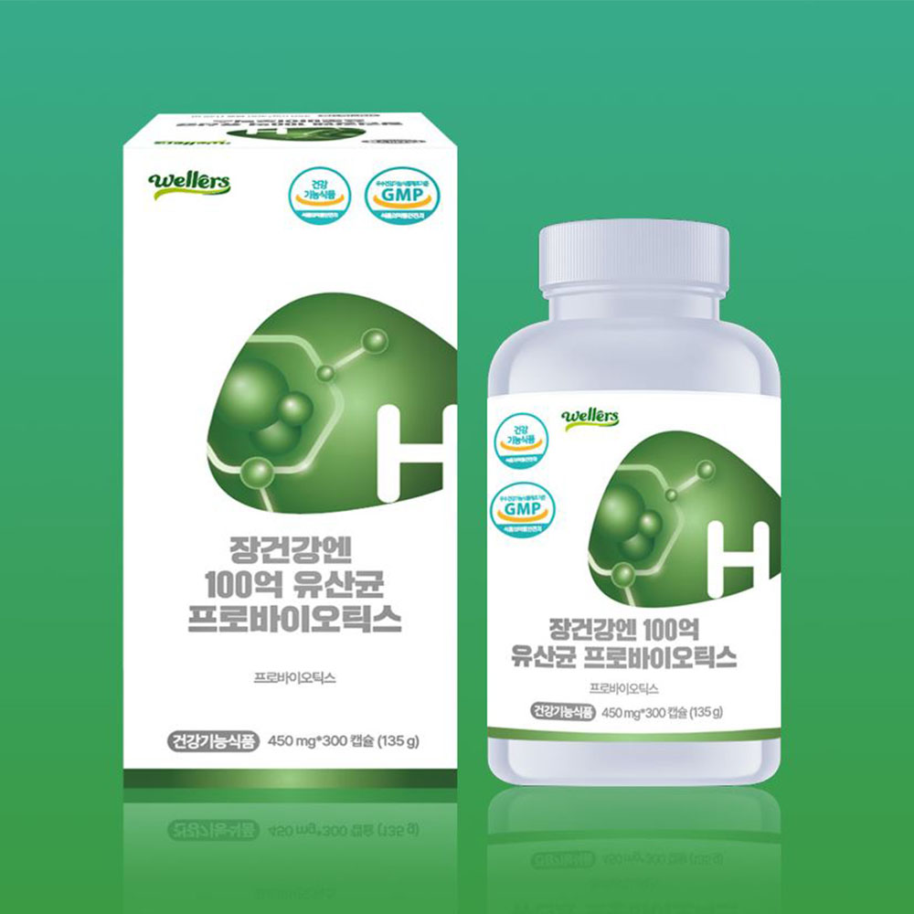 대용량 장건강엔 유산균 프로바이오틱스 300캡슐 100일분 - 상품 이미지