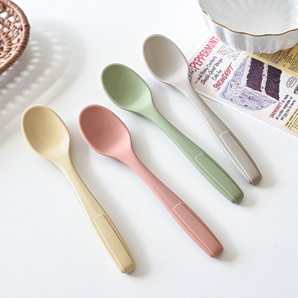 이디프 실리콘 요거트 스푼 국산 어린이 숟가락 요플레 스푼 제품 이미지