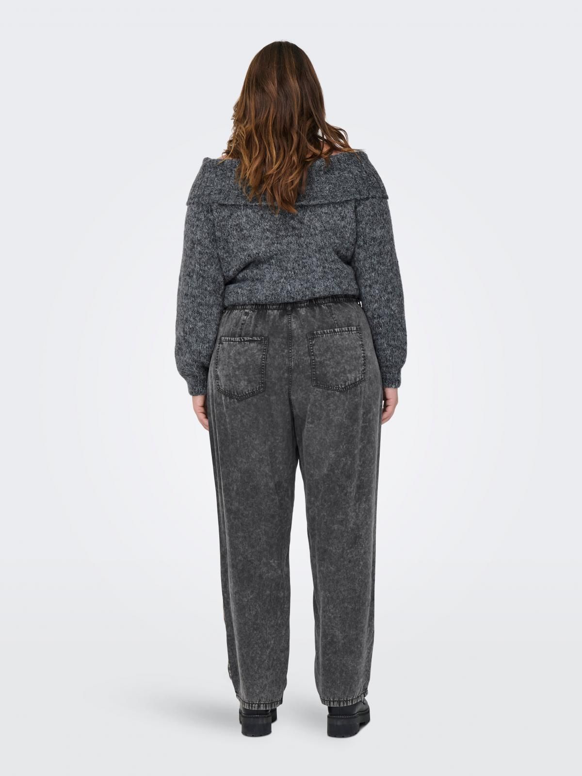 온리 테크니컬 그레이 와이드 팬츠 15337286_2161_1179914 BLACK / BLACK - 상세 이미지 2