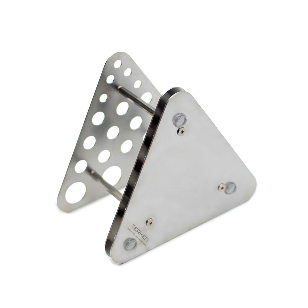 테르헨 스테인레스 브러쉬 스텐드 삼각 16x14cm - 상세 이미지 4