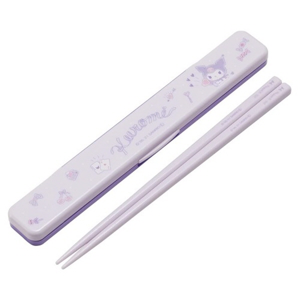 마이멜로디 쿠로미 큐트 무소음 젓가락세트 18cm - 상품 이미지
