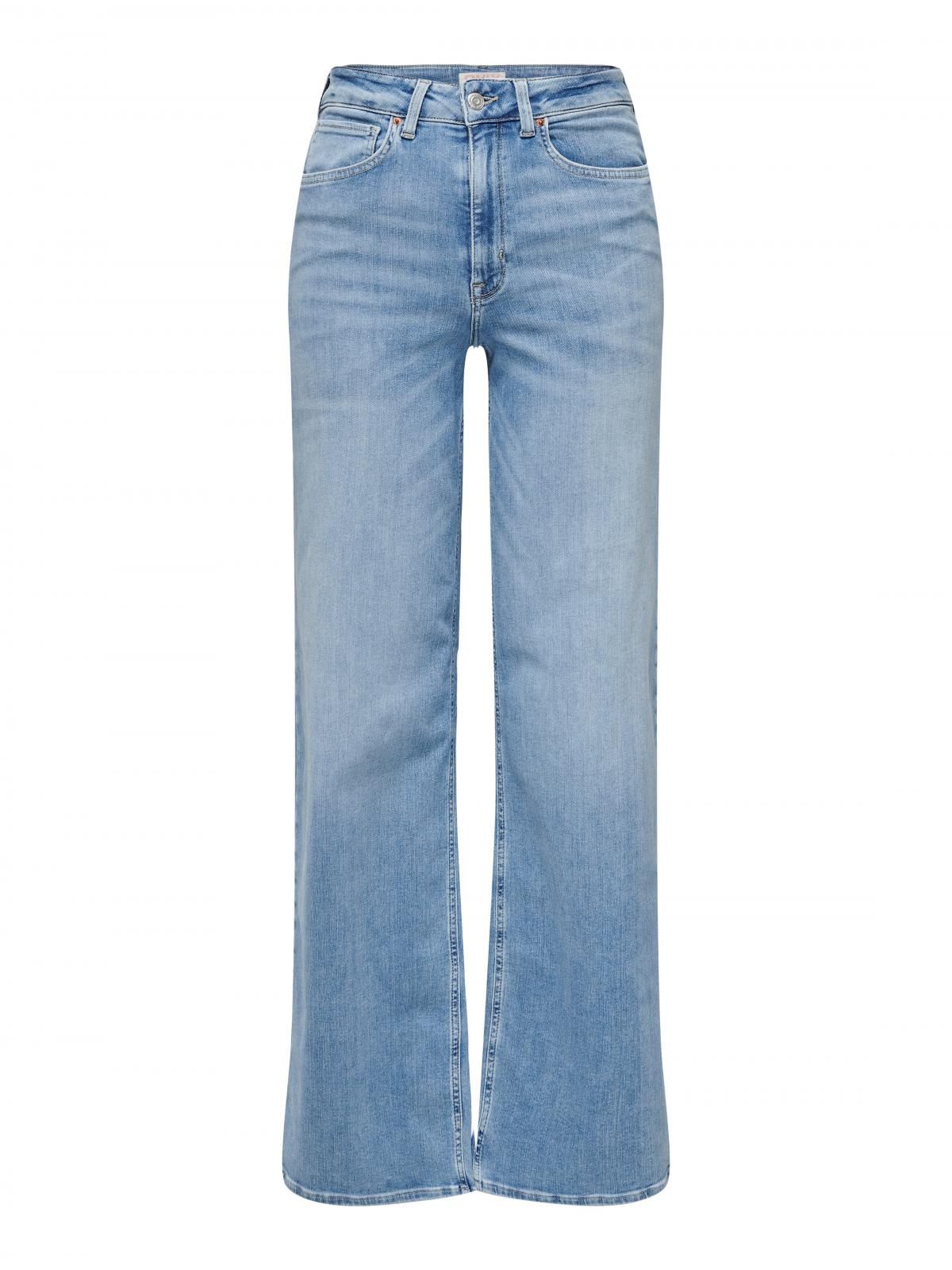 온리 연청 하이웨이스트 와이드핏 데님팬츠 15282975_2116 BLUE / LIGHT BLUE DENIM - 상세 이미지 3