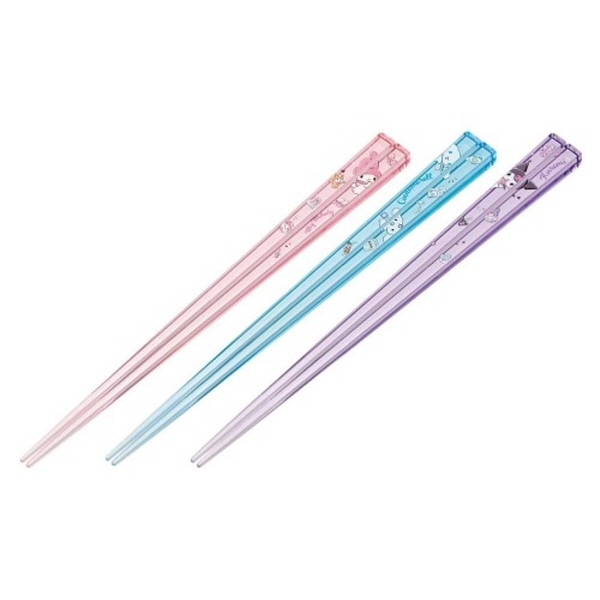 산리오 캐릭터즈 아크릴 젓가락 3p 21cm 키티,마이멜로디,시나모롤 - 상품 이미지