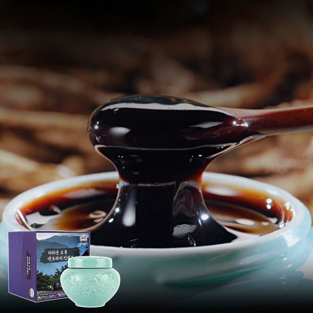 지리산 토종 약도라지 진액고 500g 1통 김오곤 국산 도라지청 사포닌 진한 약도라지청 제품 이미지