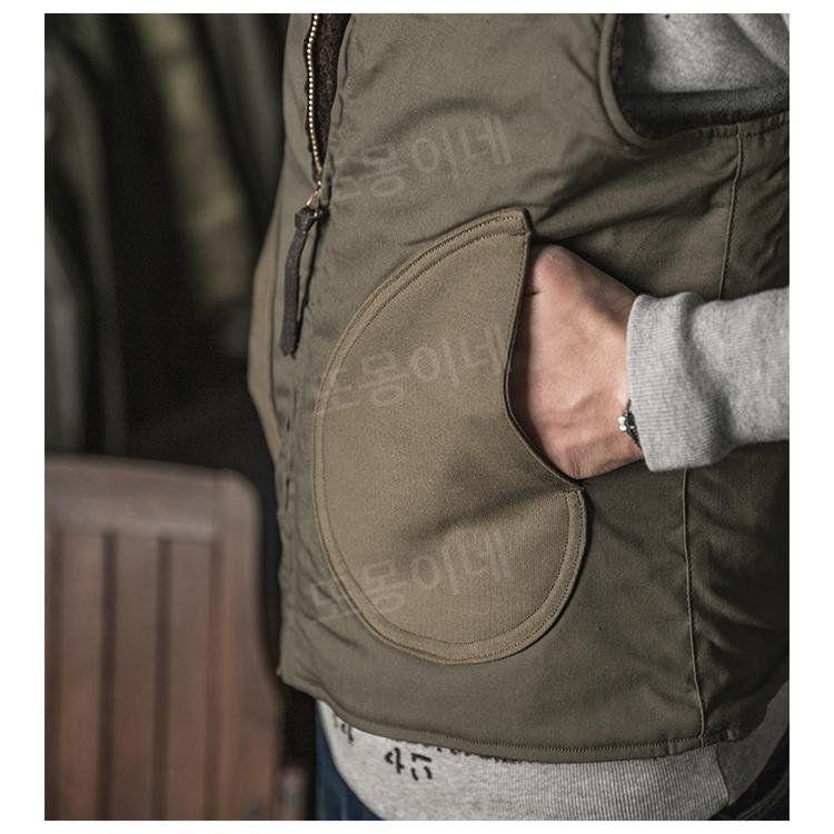 브론슨 BRONSON 경량 남성 조끼 USMC 육군 녹색 M - 상세 이미지 5
