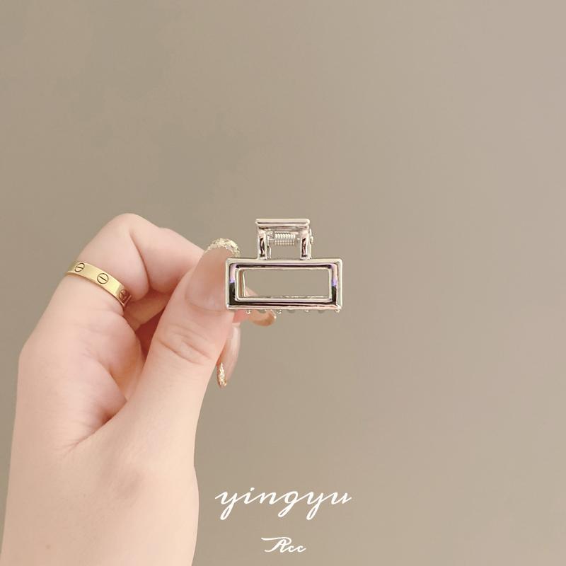 미니 사각 집게핀 2.5cm 메탈 잔머리 앞머리 옆머리 고정 - 상품 이미지