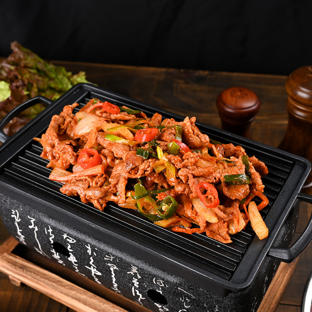 육일품 숙성 배고추장 제육볶음 400g 기사식당 돼지 불고기 주물럭 불백 - 상품 이미지