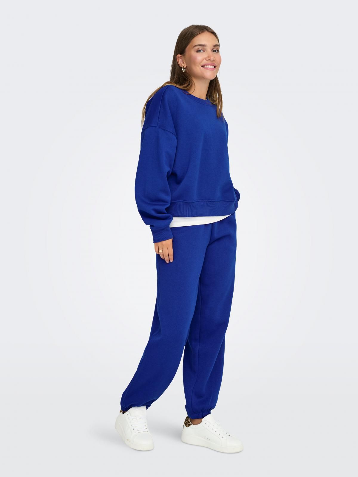 온리 테크니컬 와이드핏 스웨트 팬츠 15357504_1294 BLUE / SURF THE WEB - 상세 이미지 5