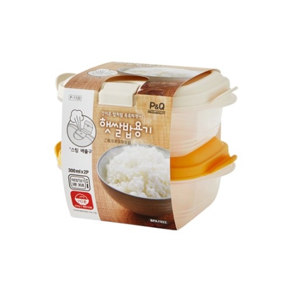 락앤락 햇쌀밥 보관용기 300ml 2p세트 - 상품 이미지