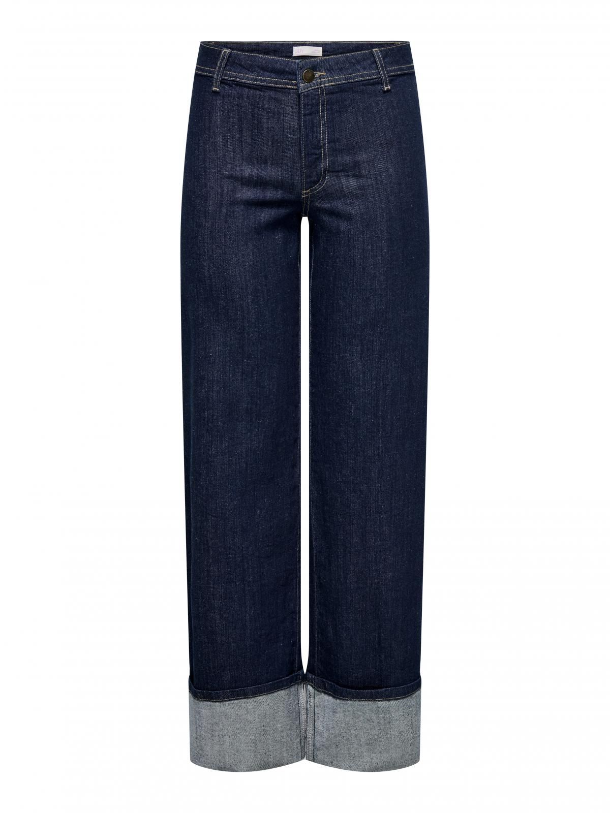 제이디와이 미드웨이스트 와이드핏 청바지 15355528_2114 BLUE / DARK BLUE DENIM - 상세 이미지 3