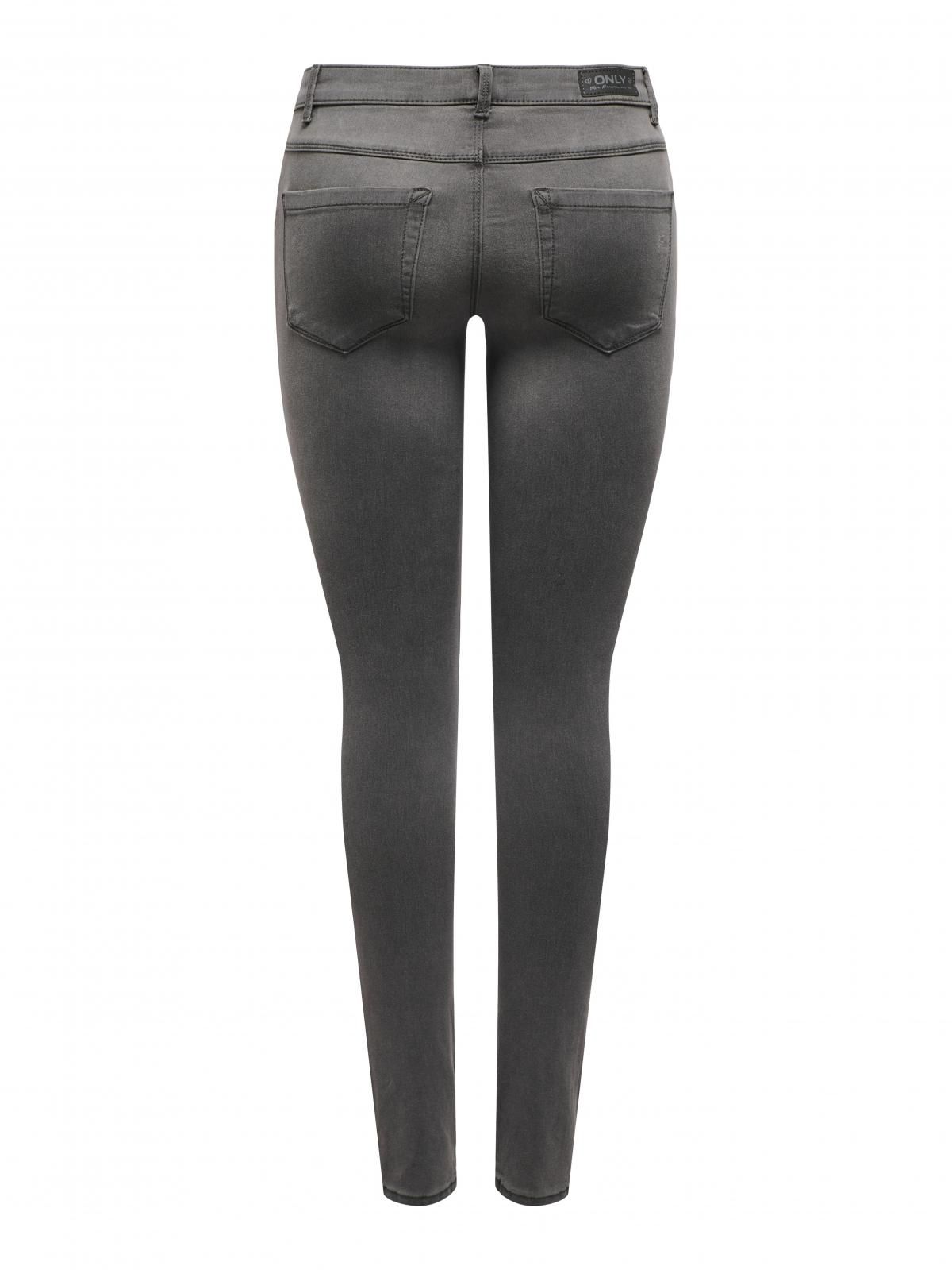 온리 테크니컬 신축성 스키니핏 흑청 데님 팬츠 15159650_2104 GREY / DARK GREY DENIM - 상세 이미지 4
