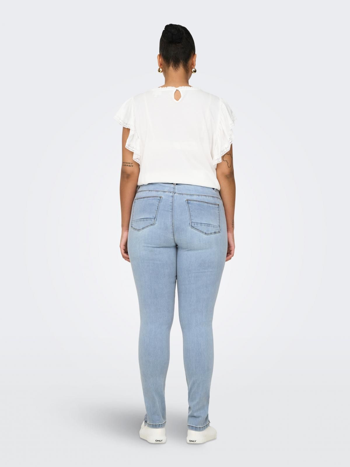 온리 빅사이즈 데님 스키니핏 진 연청 15337484_2116 BLUE / LIGHT BLUE DENIM - 상세 이미지 2