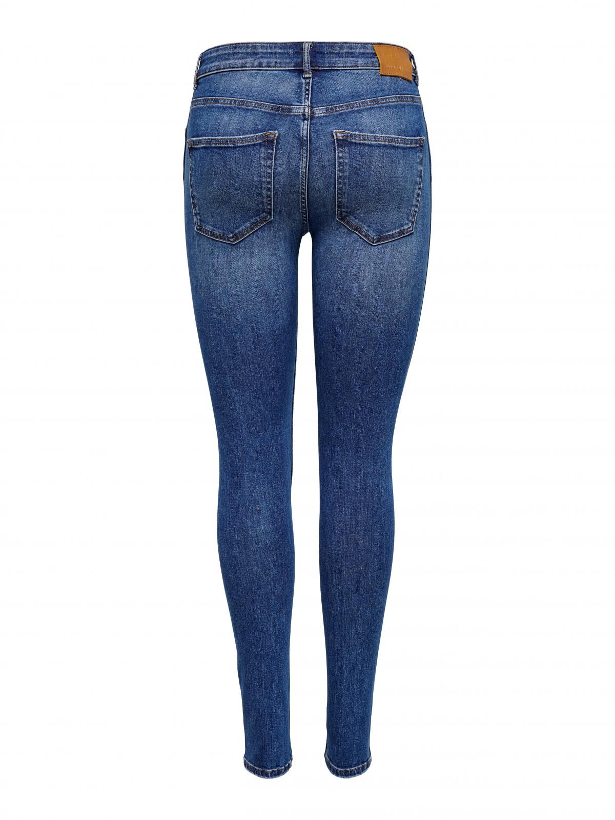 온리 데미지 미드웨이스트 스키니핏 진 15268211_2115 BLUE / MEDIUM BLUE DENIM - 상세 이미지 2