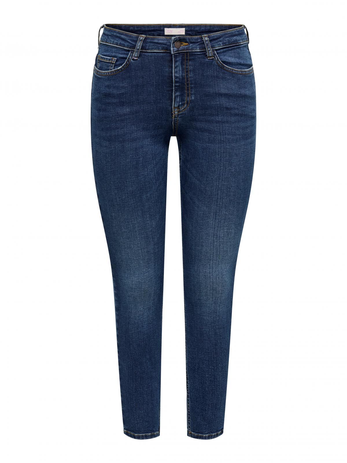 제이디와이 데님 미드웨이스트 진청 스키니 진 15346536_2114 BLUE / DARK BLUE DENIM - 상세 이미지 3