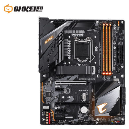 [중고]Z390 AORUS ELITE 인텔 Z390 8세대 9세대 1151v2소켓 기가바이트 메인보드