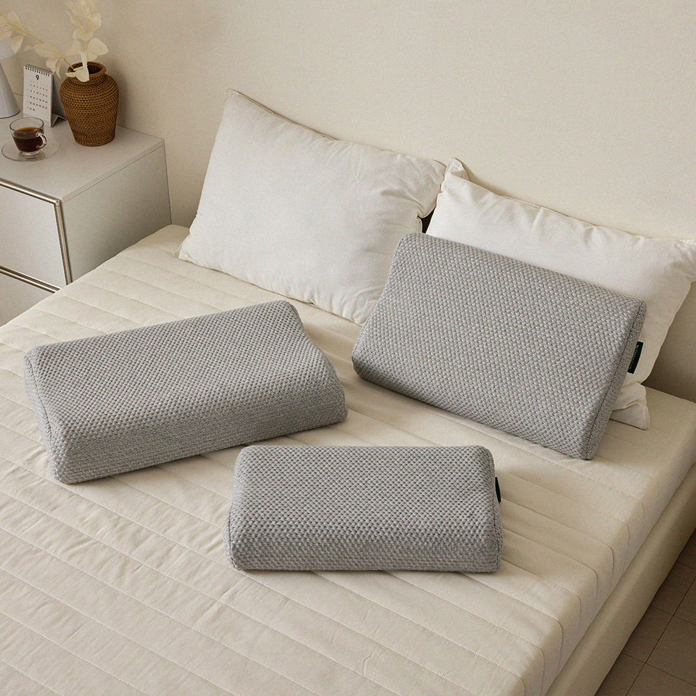 더코이즈 천연 라텍스베개 낮은 라텍스경추베개 기능성 꿀잠배게 소형