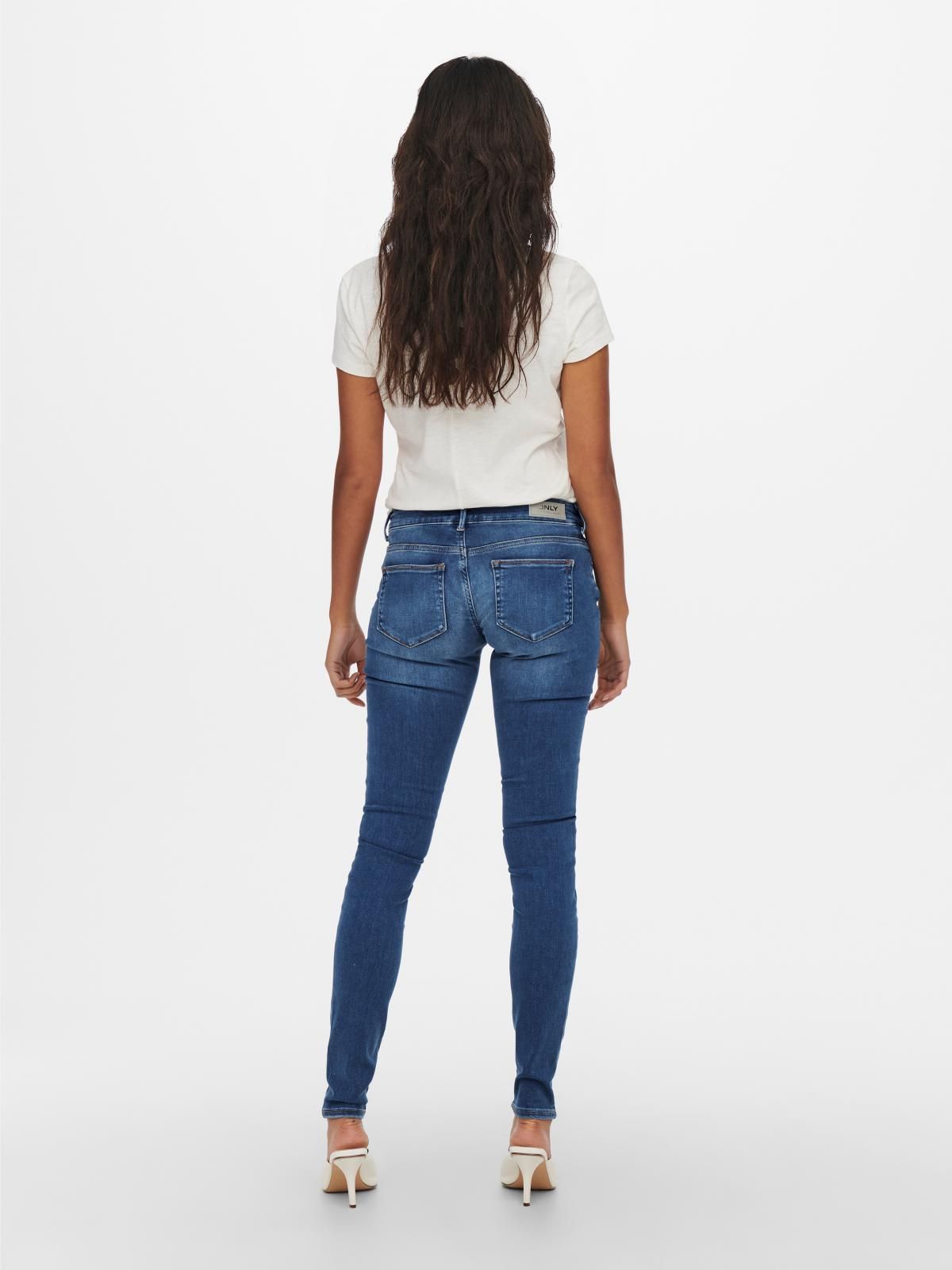 온리 데님 슈퍼로우웨이스트 스키니핏 진 15235517_2115 BLUE / MEDIUM BLUE DENIM - 상세 이미지 2