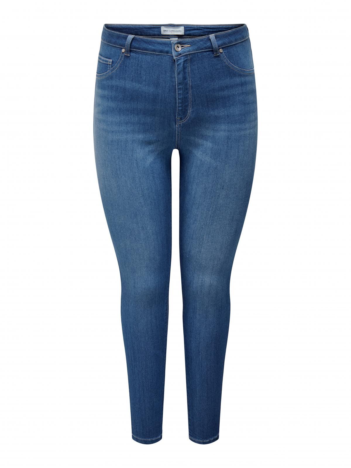 온리 데님 하이웨이스트 스키니핏 청바지 15313096_7023 BLUE / LIGHT MEDIUM BLUE DENIM - 상세 이미지 3