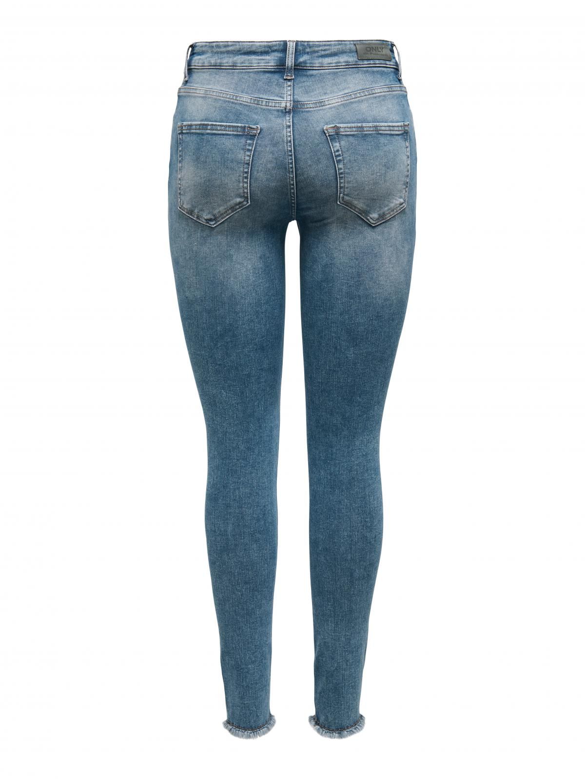 온리 데님 미드웨이스트 스키니핏 진 15336681_7026 BLUE / SPECIAL BLUE GREY DENIM - 상세 이미지 4