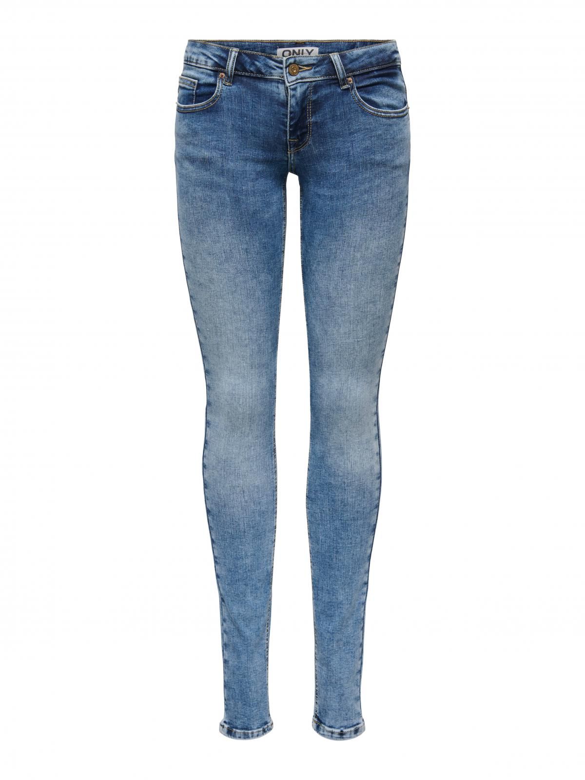 온리 데님 로우웨이스트 스키니핏 청바지 15366667_2115 BLUE / MEDIUM BLUE DENIM - 상세 이미지 3